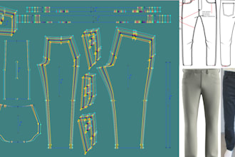 create pattern grad 3d teck pack for your garments