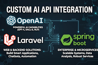 build custom ai API middleware and llm integrations for your backend