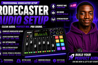 setup rodecaster pro 2 for podcast and streaming audio workflow