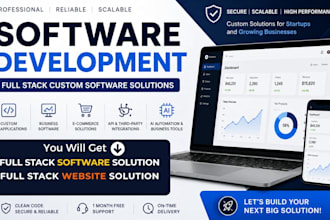 do software development and full stack custom software development