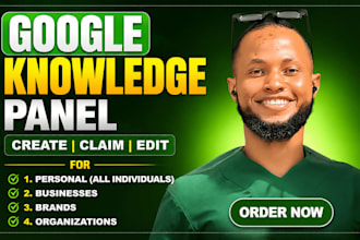 set up google knowledge panel for entrepreneurs, public figures, and celebrities