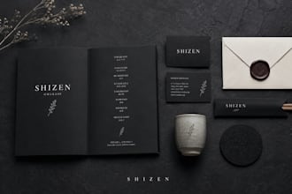 design premium restaurant branding and dining visuals