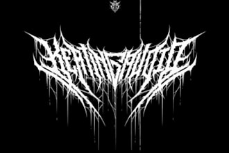 design custom metalcore, modern metal, alternative metal logo