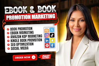 do ebook promotion, book promotion and ebook marketing for amazon kindle books