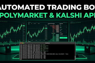 develop a custom polymarket and kalshi algorithmic trading bot