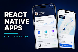 be your react native app developer for ios and android