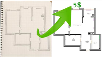 redraw your floor plan from a sketch in archicad