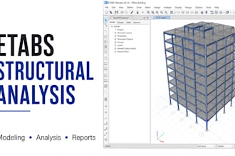 perform etabs structural analysis and building calculations