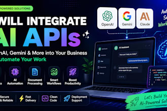 integrate openai, gemini, claude ai apis into your business workflow