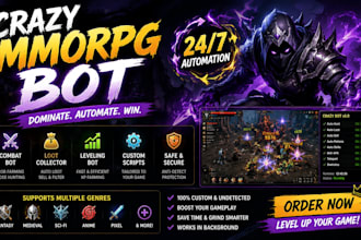 develop advanced game automation and anti cheat systems for mmos