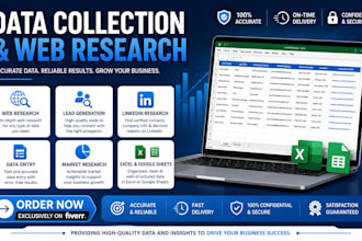 do web research and data collection
