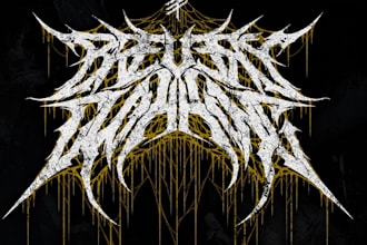make a detailed extreme metal logo