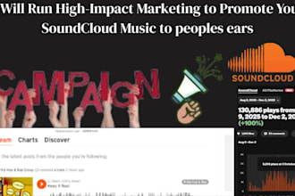 run high marketing soundcloud music promotion campaign