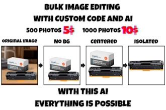batch edit product images remove bg, center, make marketplace ready