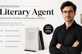 create a professional literary agent query package