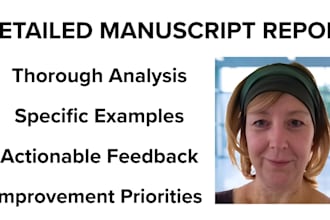 provide a detailed developmental editing report