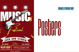 eye catching social media posters for your business