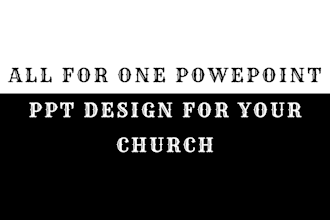 design all for one powerpoint for your church