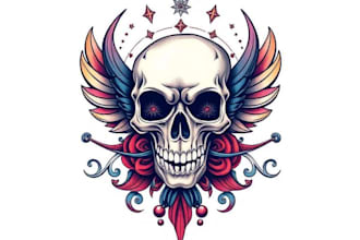 design a modern and minimalist tattoo design