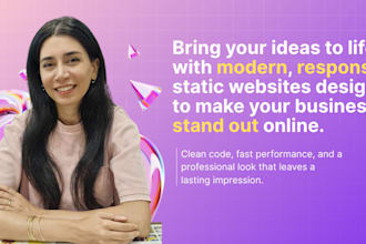 build modern static websites quickly