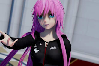 fix, edit, port and pro rig vrchat model, vroid vrm, warudo koikatsu, mmd, gmod