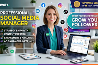 be your social media marketing manager and content creator