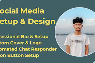 do professional facebook and instagram page setup and management