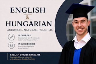 proofread and improve your english text professionally