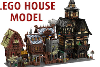 do lego moc lego design lego set lego technic house car partlist and instruction