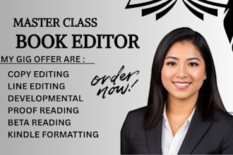 proofread developmental book editing, novel dark fantasy romantasy book editor