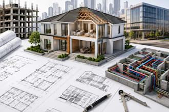 create city permit drawings architectural plans residential commercial building