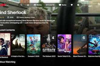 make iptv app revamp, redesign update, apk and panel, iptv app logo, icon splash