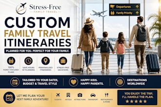 plan your personalized family vacation itinerary