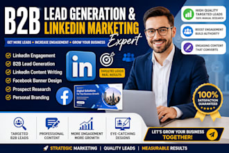 boost b2b marketing with linkedin engagement, lead generation content writing