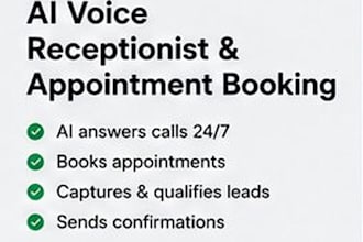 build an ai voice receptionist that answers calls and books appointments