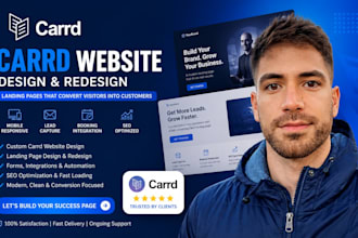 redesign carrd website design carrd website carrd landing page carrd co design