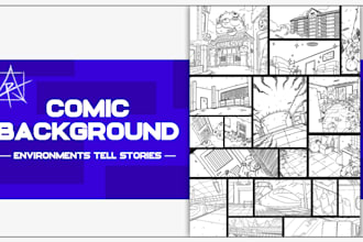 draw good quality comic background