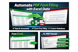 automate PDF form filling with excel data