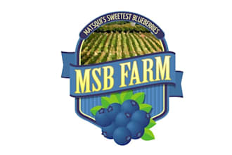 make iconic classic logo wanted for msb farm blue beer rise