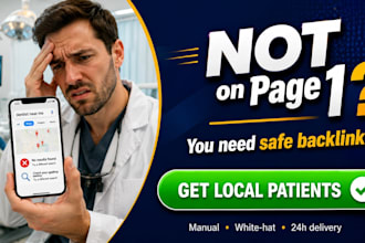 build safe foundational backlinks for dental clinic or doctor website