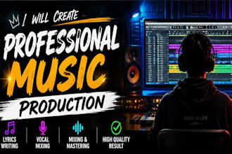 produce your songs and can write the lyrics of your song