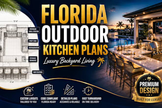 design florida outdoor kitchen plans for luxury backyards