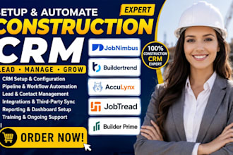 setup jobnimbus buildertrend acculynx jobtread builder prime construction crm