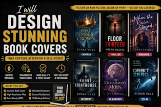 design a professional ebook cover and paperback cover