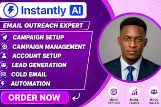 setup instantly ai for cold email outreach, warmup and email campaign warmup