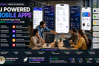 build ai powered mobile apps for ios and android using chatgpt, openai and ml