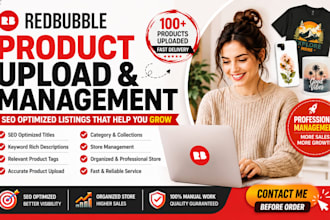 upload and manage your redbubble print on demand products