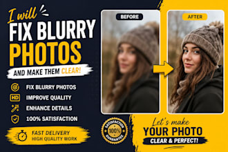 fix blurry photos and enhance image quality professionally