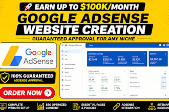 setup complete website for guaranteed google adsense approval for any niche