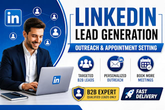 do linkedin lead generation, outreach, and appointment setting
